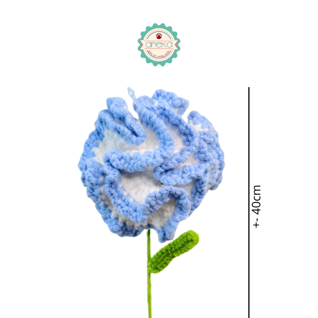 KATALOG - [1 TANGKAI] Bunga Rajut / Hiasan / Buket Hias / Crochet Flower DIY / Hand Bouquet Flowers - PART 1