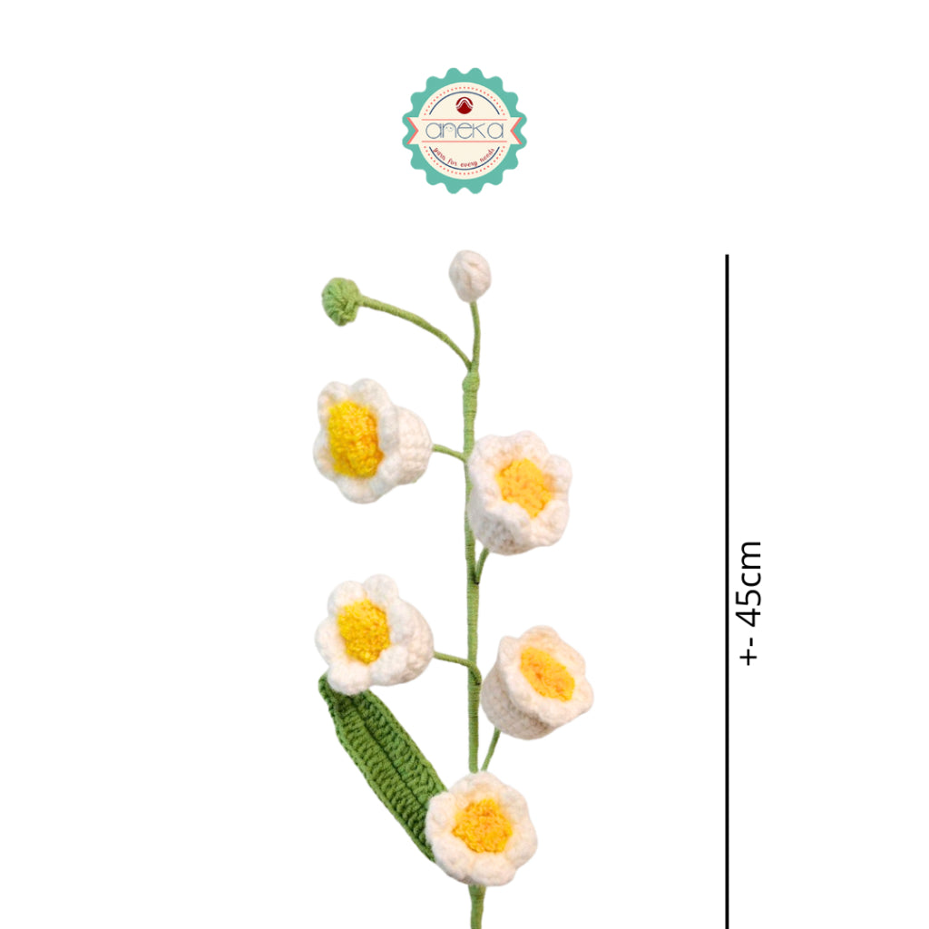 KATALOG - [1 TANGKAI] Bunga Rajut / Hiasan / Buket Hias / Crochet Flower DIY / Hand Bouquet Flowers - PART 1