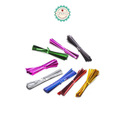 ANEKA - [800 PCS] Kawat Putar Pengikat Bingkisan / Twist Tie Wire / Candy Bag Sealing