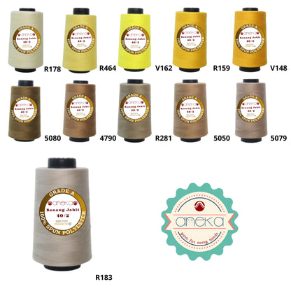 KATALOG - Benang Jahit 5000 Yard 40/2 Spun Polyester Satuan Eceran Part 2