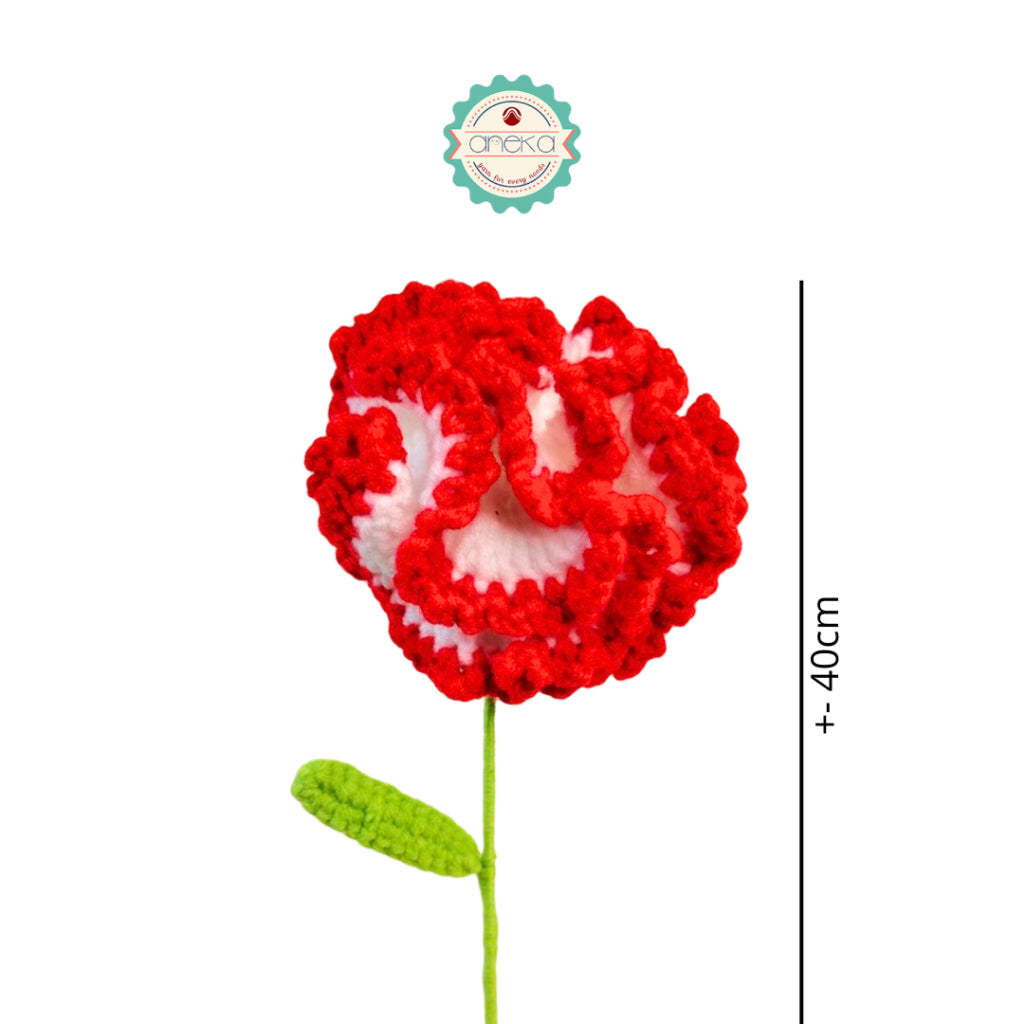 KATALOG - [1 TANGKAI] Bunga Rajut / Hiasan / Buket Hias / Crochet Flower DIY / Hand Bouquet Flowers - PART 1
