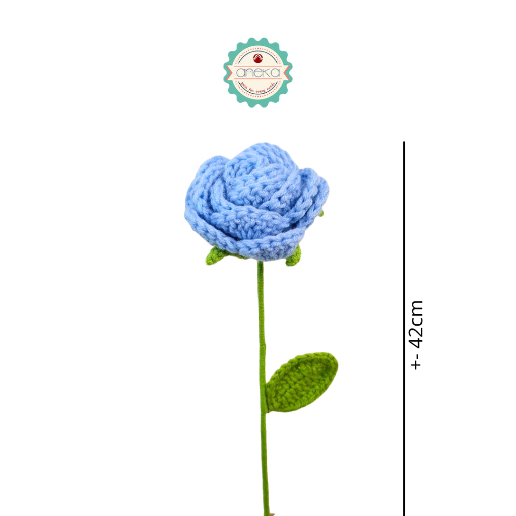 KATALOG - [1 TANGKAI] Bunga Rajut / Hiasan / Buket Hias / Crochet Flower DIY / Hand Bouquet Flowers - PART 2