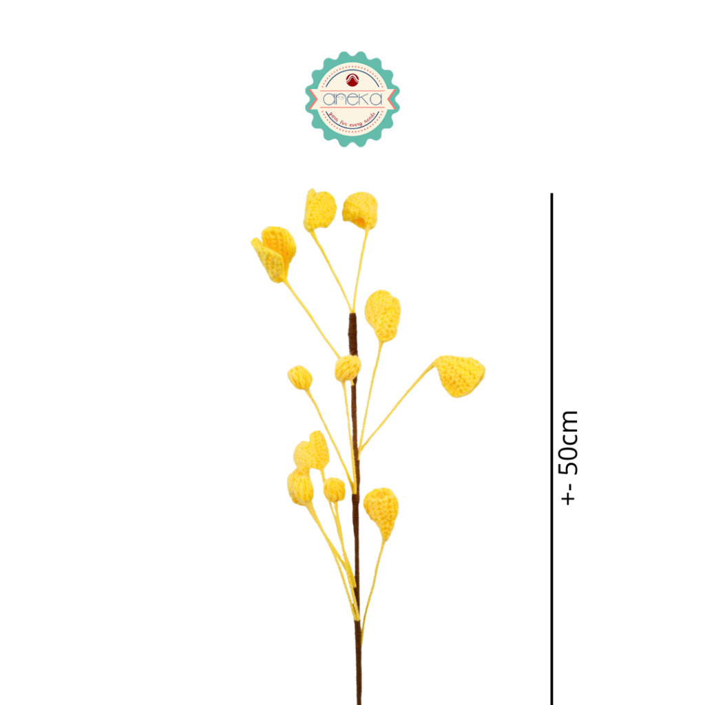 KATALOG - [1 TANGKAI] Bunga Rajut / Hiasan / Buket Hias / Crochet Flower DIY / Hand Bouquet Flowers - PART 3