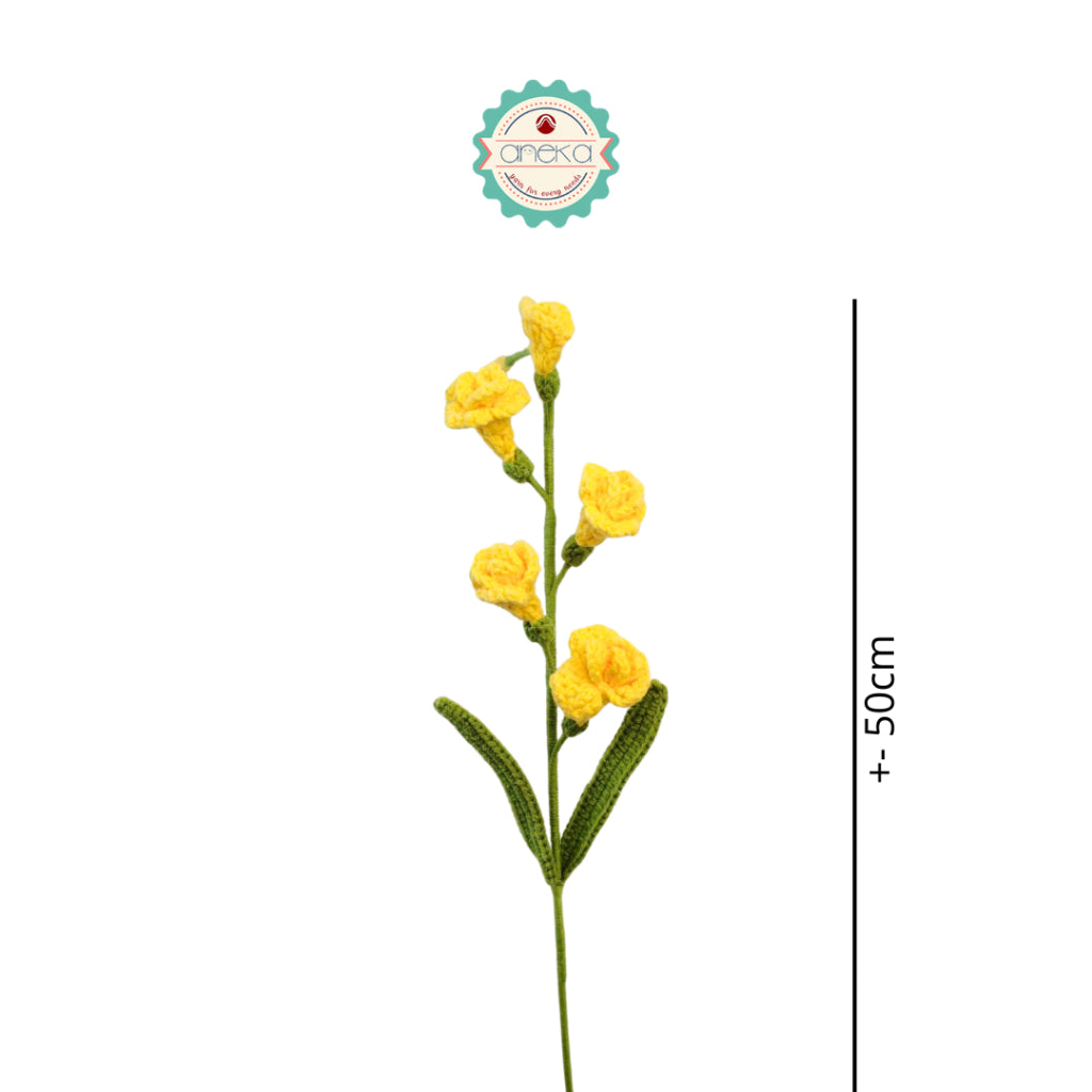 KATALOG - [1 TANGKAI] Bunga Rajut / Hiasan / Buket Hias / Crochet Flower DIY / Hand Bouquet Flowers - PART 3