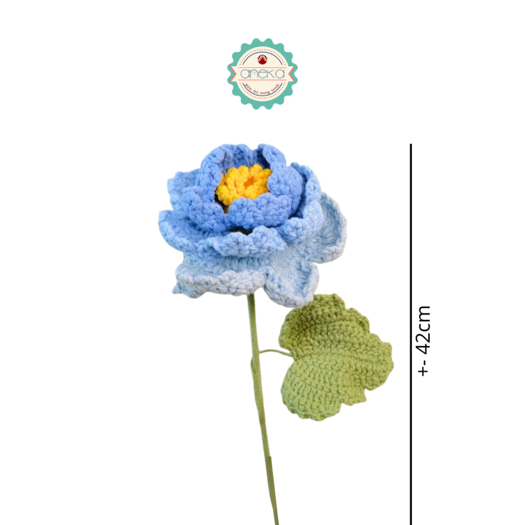 KATALOG - [1 TANGKAI] Bunga Rajut / Hiasan / Buket Hias / Crochet Flower DIY / Hand Bouquet Flowers - PART 4