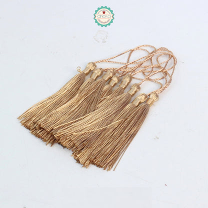 KATALOG - [10 PCS] Tassel Aksesoris / Polyester Silk Fringe Brush Tassels /  With Loop For Jewelry Making Souvenir / Bookmarks / Diy Craft Accessories