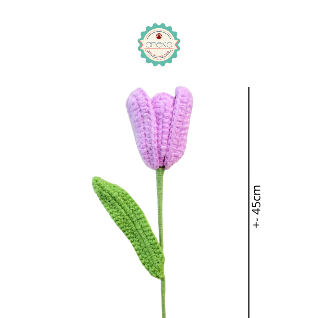 KATALOG - [1 TANGKAI] Bunga Rajut / Hiasan / Buket Hias / Crochet Flower DIY / Hand Bouquet Flowers - PART 2