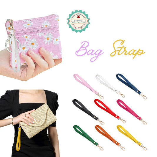 KATALOG - Strap Kulit Jeruk / Tas / Dompet / PU Leather Key Chains Bag Wrist Strap Soft Portable