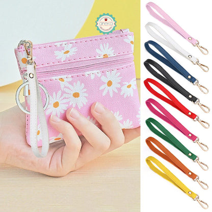 KATALOG - Strap Kulit Jeruk / Tas / Dompet / PU Leather Key Chains Bag Wrist Strap Soft Portable