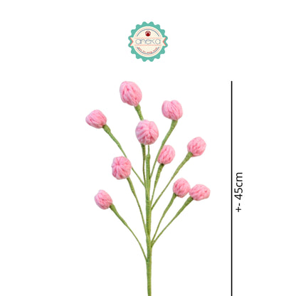 KATALOG - [1 TANGKAI] Bunga Rajut / Hiasan / Buket Hias / Crochet Flower DIY / Hand Bouquet Flowers - PART 1