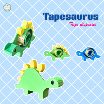 ANEKA - 3D Print Tape Dispenser Small Type / Wadah Solasi / Solatip Kecil Lucu Dinosaurus
