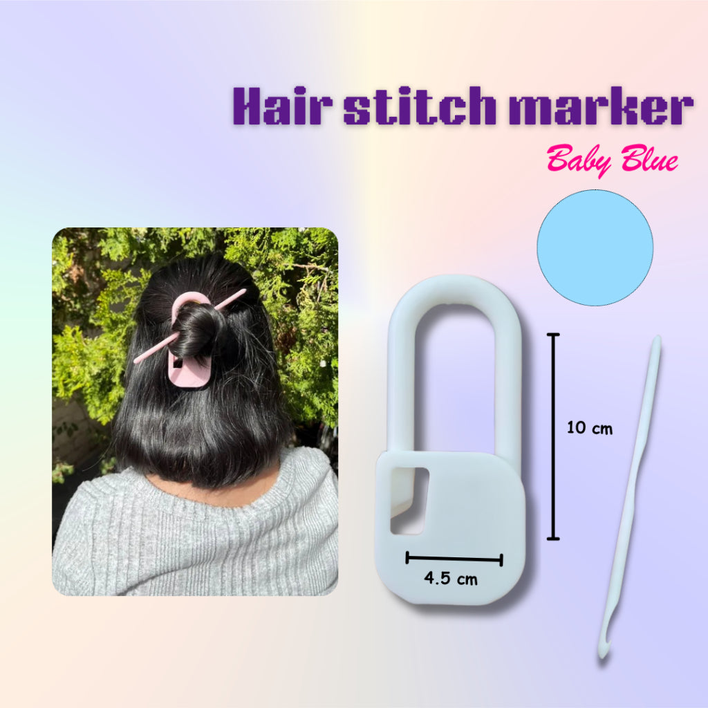 ANEKA - 3D Print Hair Pink Stitch Marker Accessories / Tusuk Konde Lucu / Aksesoris Rambut