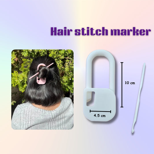 ANEKA - 3D Print Hair Pink Stitch Marker Accessories / Tusuk Konde Lucu / Aksesoris Rambut