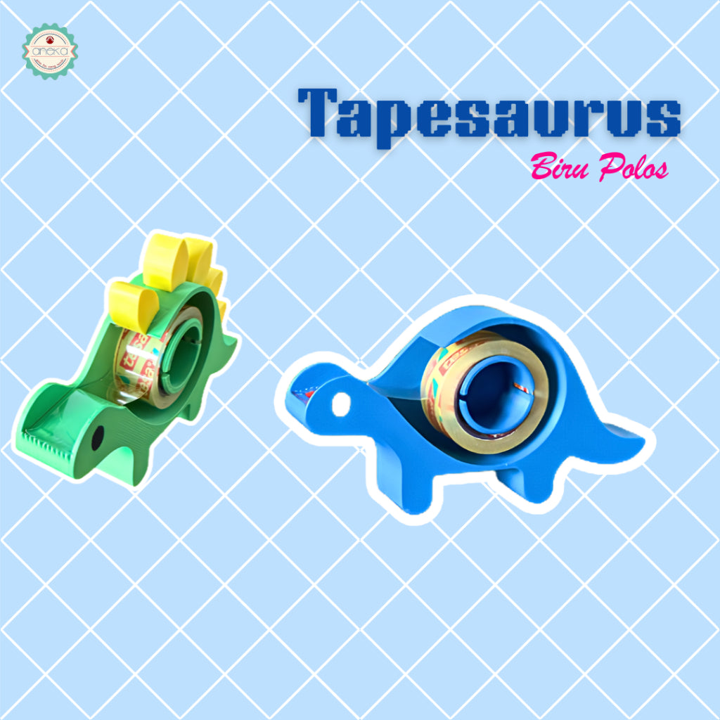 ANEKA - 3D Print Tape Dispenser Small Type / Wadah Solasi / Solatip Kecil Lucu Dinosaurus