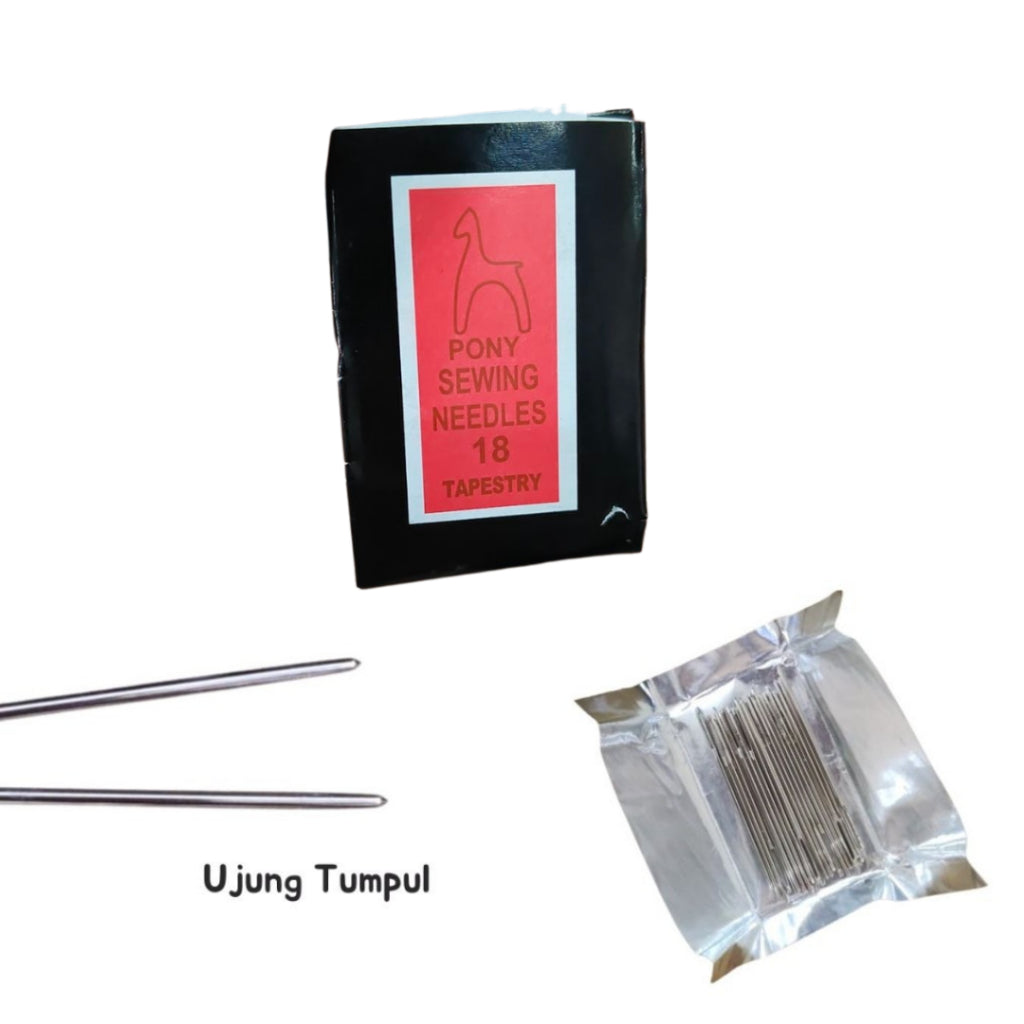 ANEKA - Jarum Strimin / Jarum Sulam - Tumpul