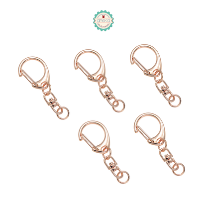 KATALOG - [5PCS] Kait Carabiner Bentuk C / Clasp Buckle Keychain Hook Premium