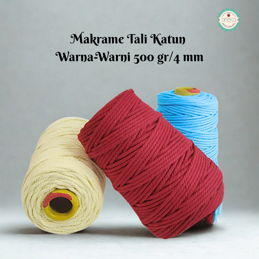 CATALOG - Cotton rope / colorful macrame rope 500 gr / 4mm