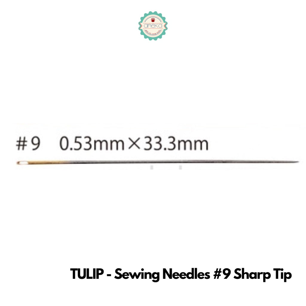 Tulip Jarum Needles for Quilting, Sashiko, Embroidery, Tapestry, Sewing, Piecing, Chenille, & Applique