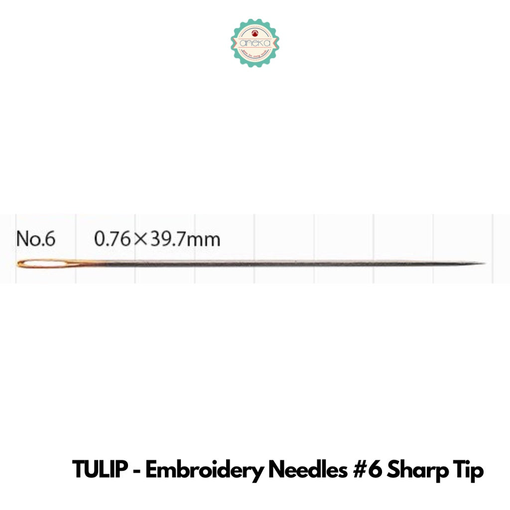 Tulip Jarum Needles for Quilting, Sashiko, Embroidery, Tapestry, Sewing, Piecing, Chenille, &amp; Applique