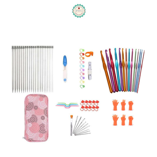 AnekaBenang - SPN Set Case Pink / Single Point Needle