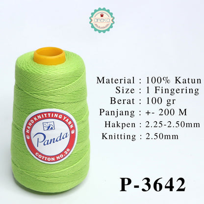 KATALOG - Benang Rajut Katun Panda / Cotton Yarn 1