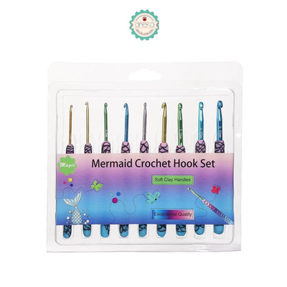 ANEKA - Jarum Rajut / Hakpen / Karet Multicolor / Crochet Hook Mermaid