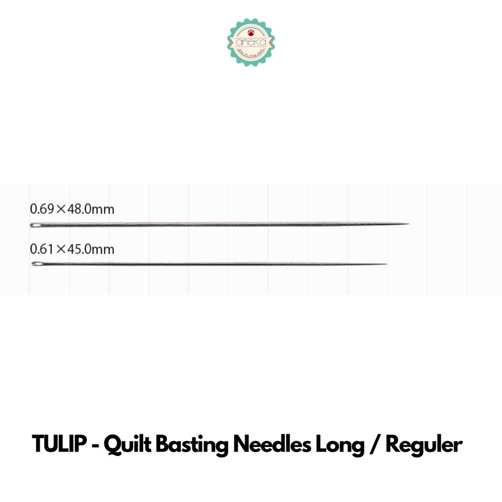 Tulip Jarum Needles for Quilting, Sashiko, Embroidery, Tapestry, Sewing, Piecing, Chenille, & Applique