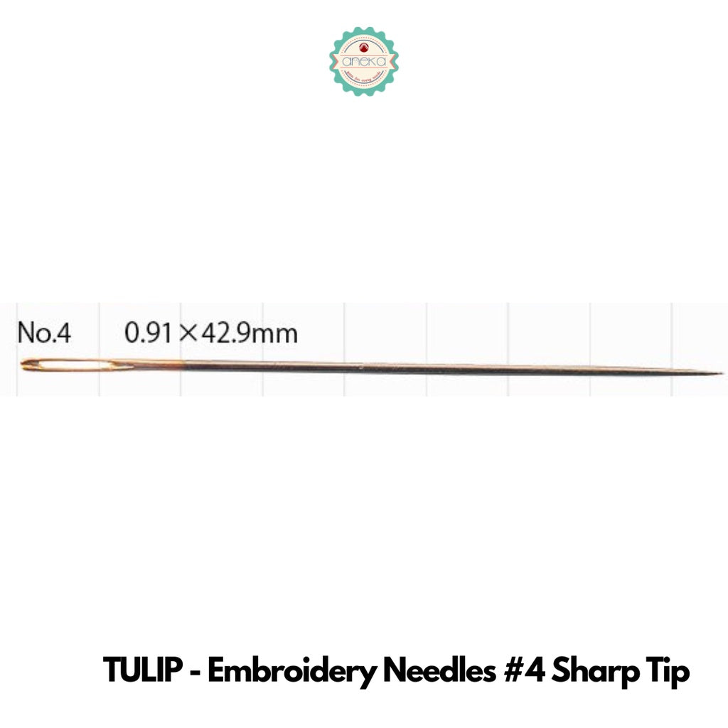 Tulip Jarum Needles for Quilting, Sashiko, Embroidery, Tapestry, Sewing, Piecing, Chenille, &amp; Applique