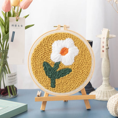 KATALOG - Round Canvas Punch Needle ANK / Kanvas Punch Bulat DIY