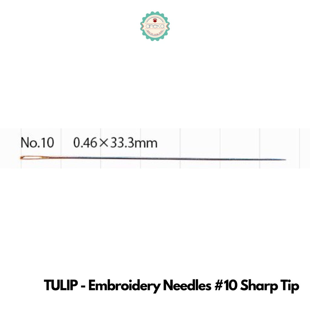 Tulip Jarum Needles for Quilting, Sashiko, Embroidery, Tapestry, Sewing, Piecing, Chenille, &amp; Applique