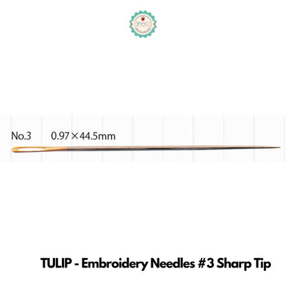 Tulip Jarum Needles for Quilting, Sashiko, Embroidery, Tapestry, Sewing, Piecing, Chenille, &amp; Applique