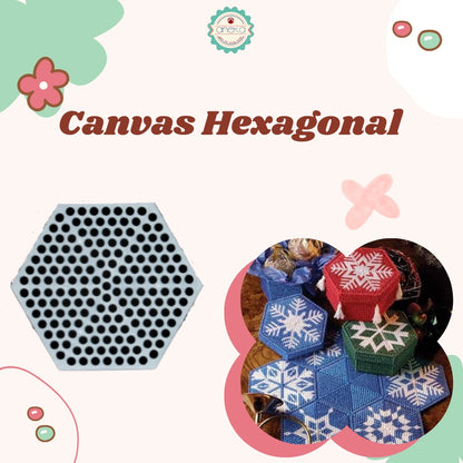 Canvas Plastik Hexagonal - PCS