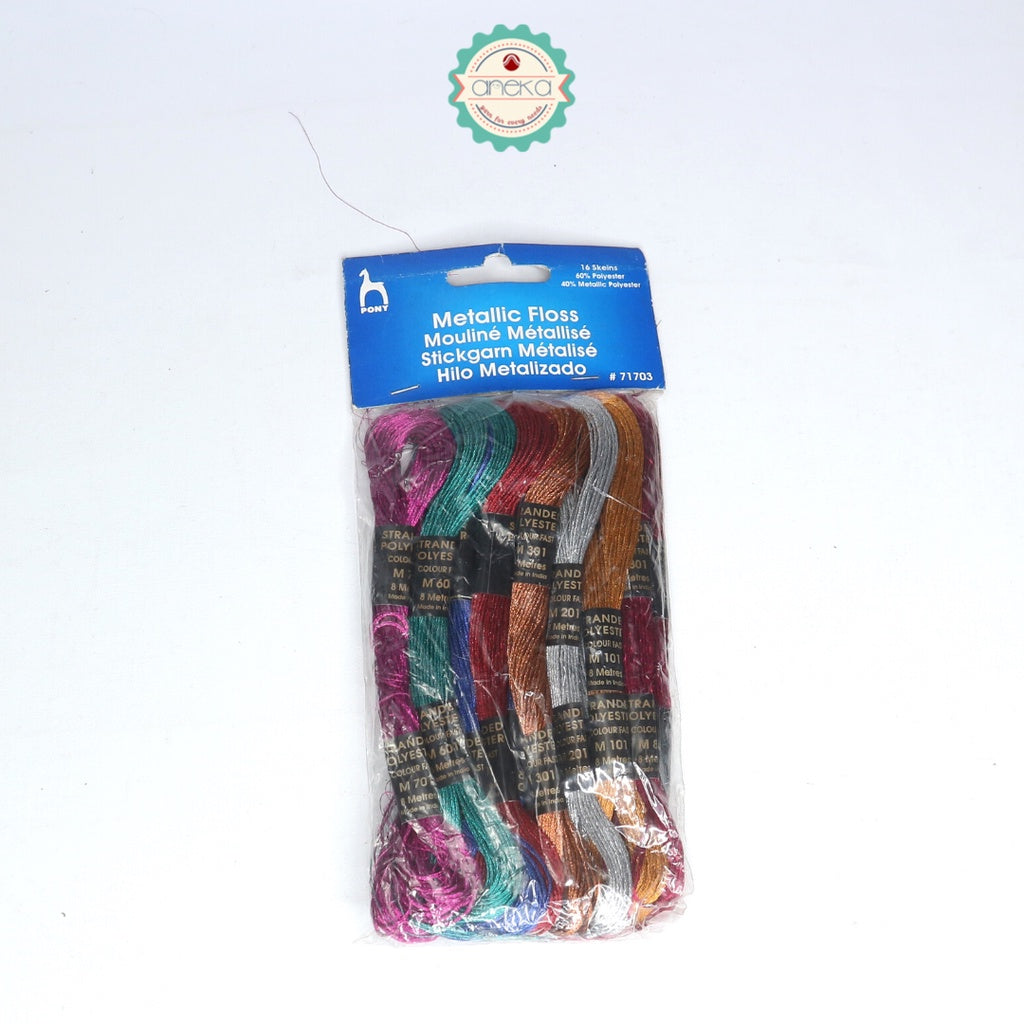 Pony - Metallic Embroidery Thread - 71701 &amp; 71703