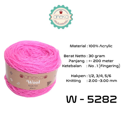 KATALOG - Benang Rajut Wool / Wol / Siet Yarn 30 dan 50 gram - 3