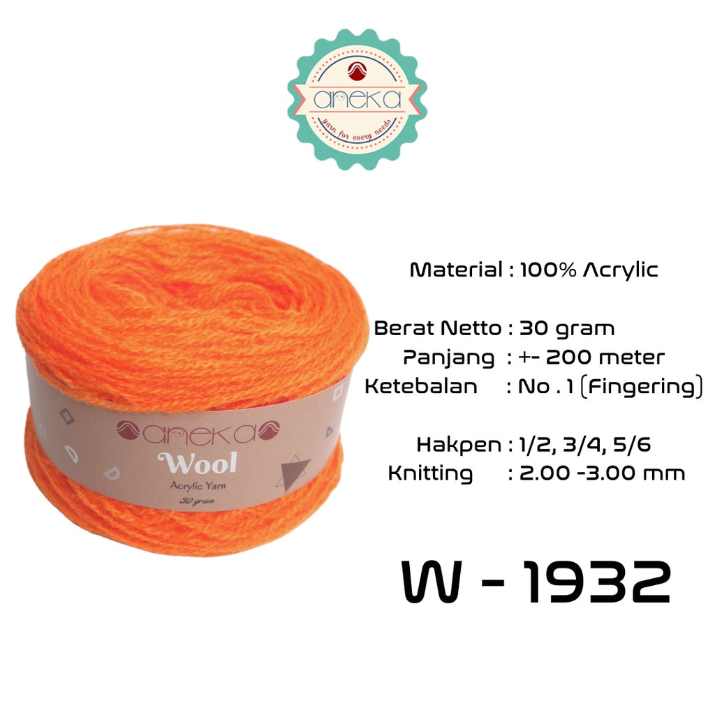 KATALOG - Benang Rajut Wool / Wol / Siet Yarn 30 dan 50 gram - 3