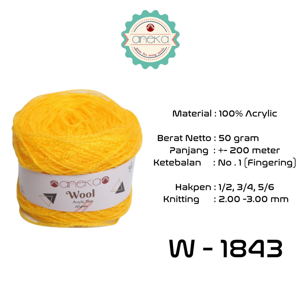 KATALOG - Benang Rajut Wool / Wol / Siet Yarn 30 dan 50 gram - 3