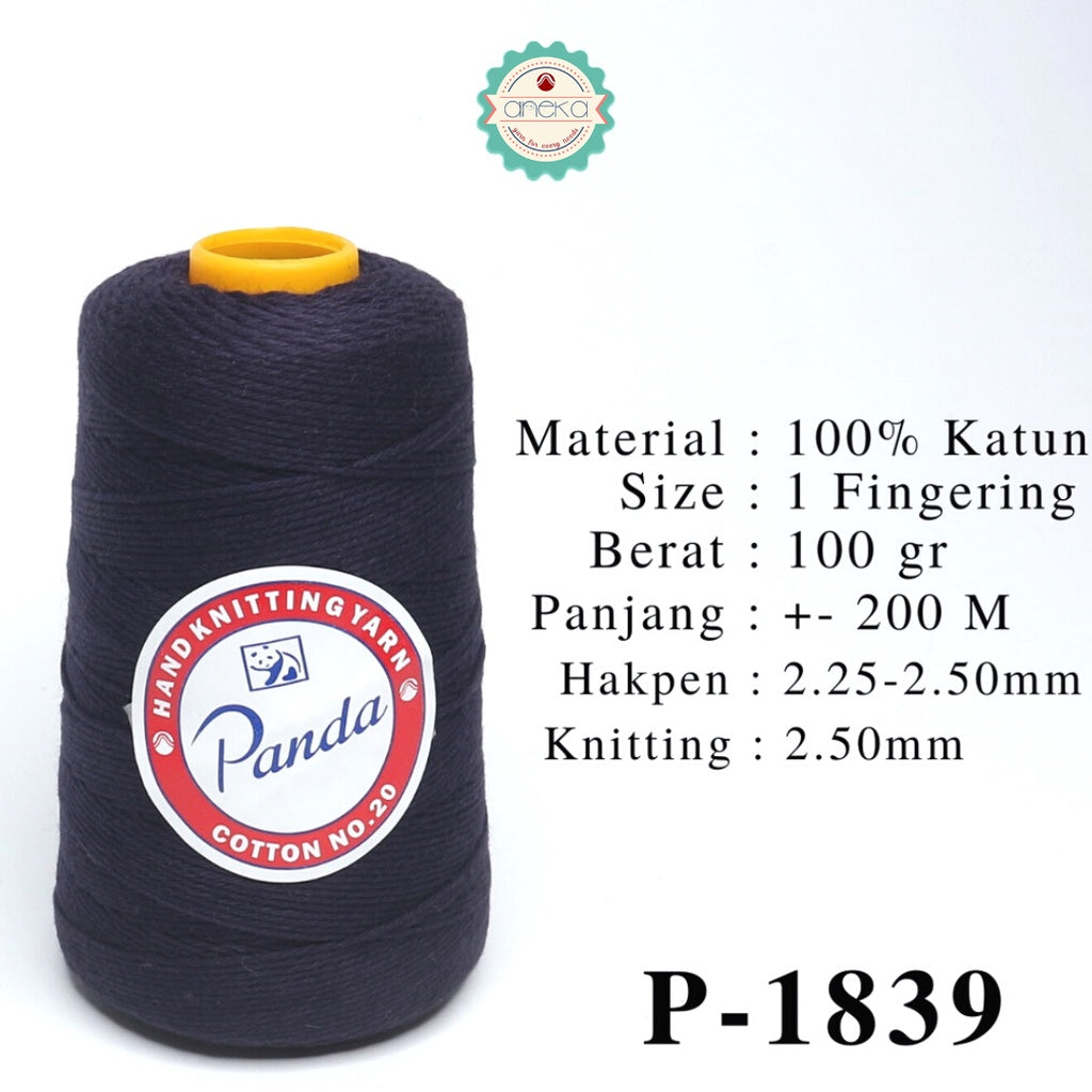 KATALOG - Benang Rajut Katun Panda / Cotton Yarn 1