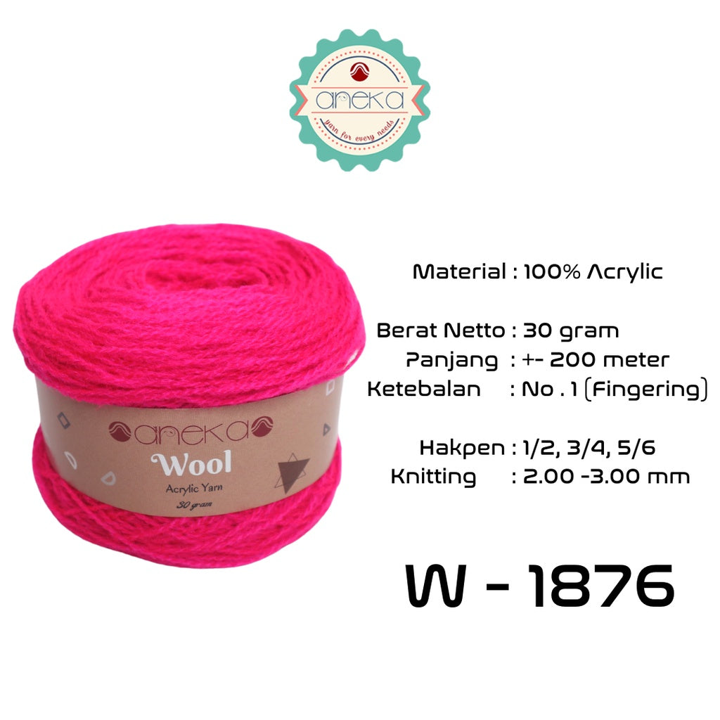 KATALOG - Benang Rajut Wool / Wol / Siet Yarn 30 dan 50 gram - 3