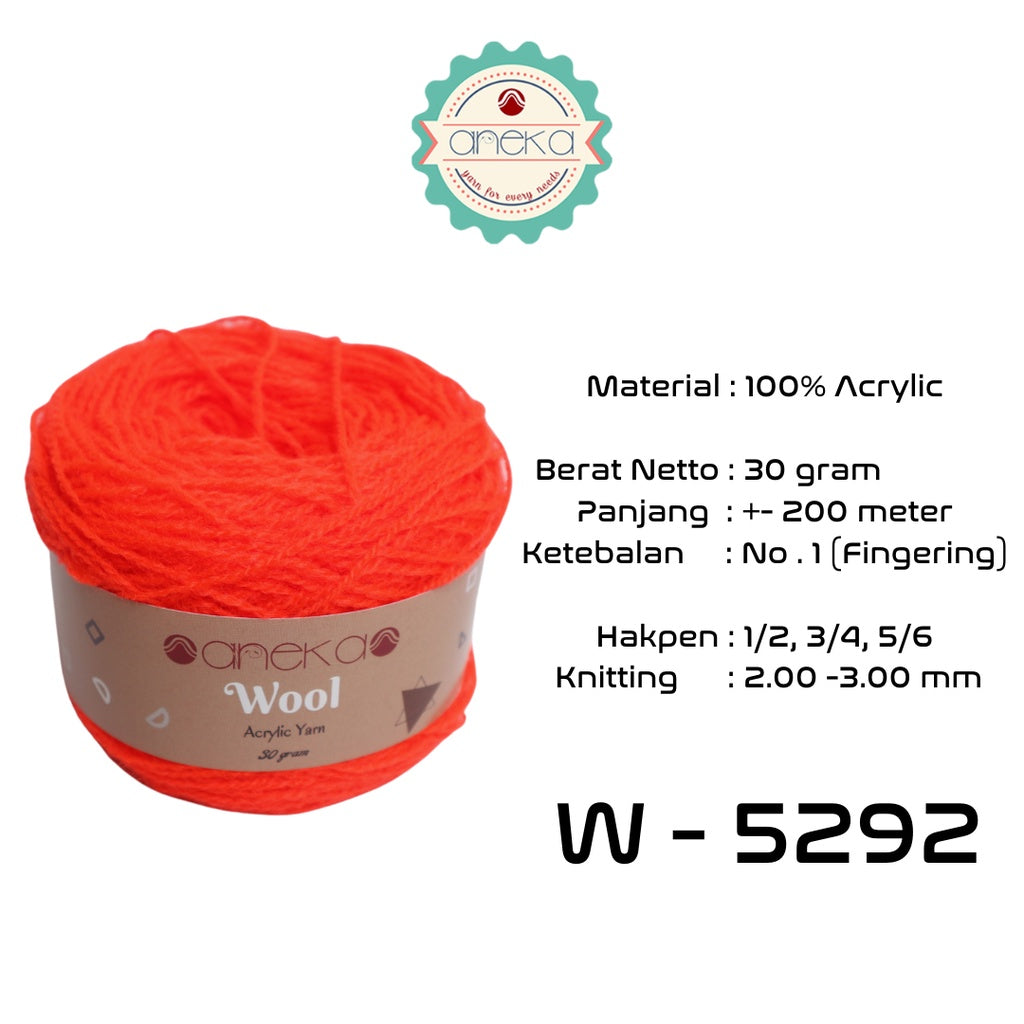 KATALOG - Benang Rajut Wool / Wol / Siet Yarn 30 dan 50 gram - 3