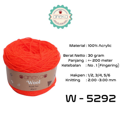 KATALOG - Benang Rajut Wool / Wol / Siet Yarn 30 dan 50 gram - 3