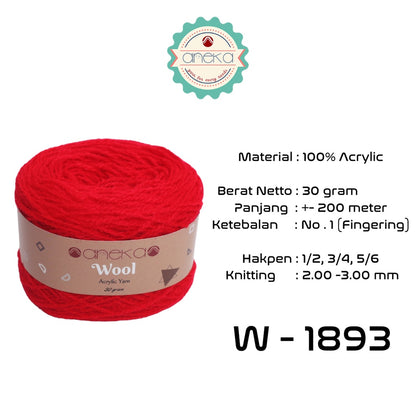 KATALOG - Benang Rajut Wool / Wol / Siet Yarn 30 dan 50 gram - 3