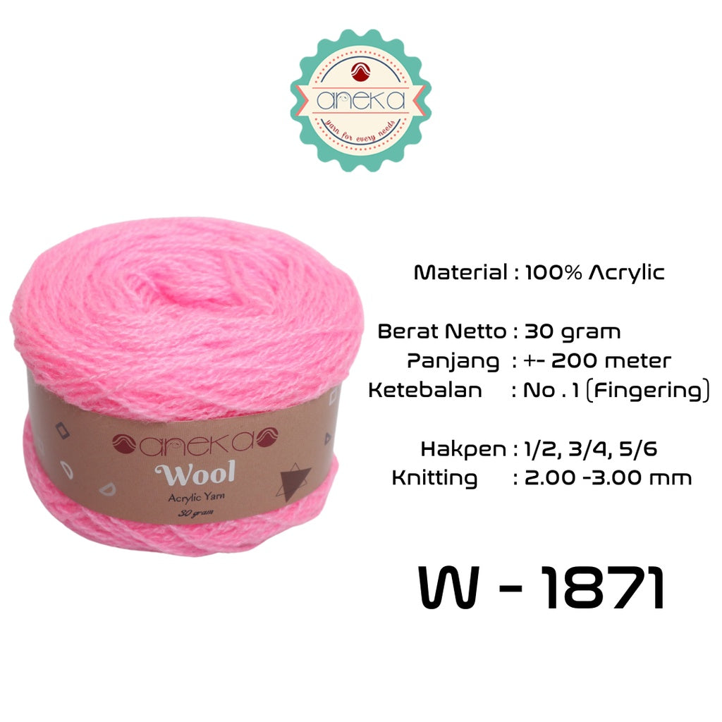 KATALOG - Benang Rajut Wool / Wol / Siet Yarn 30 dan 50 gram - 3