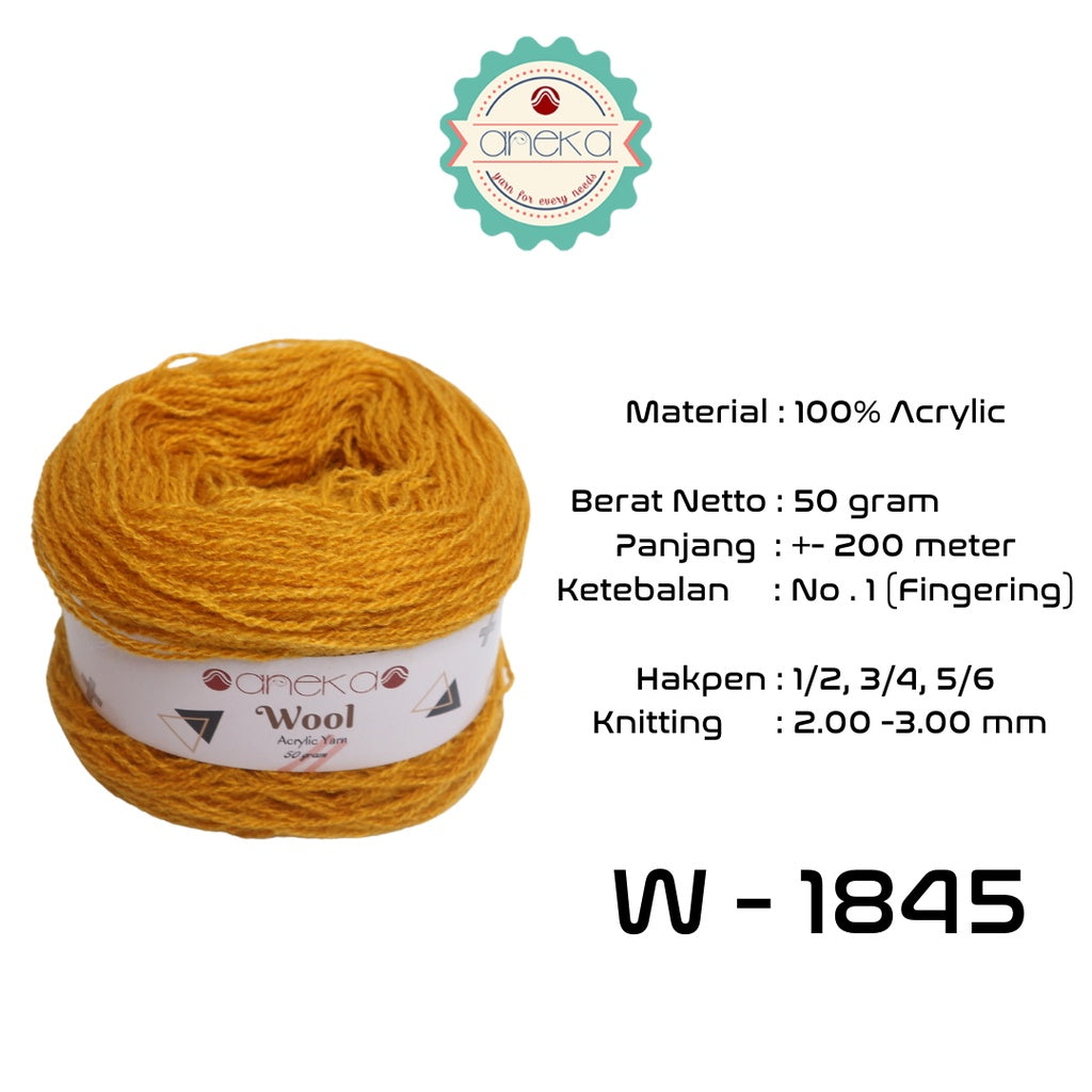KATALOG - Benang Rajut Wool / Wol / Siet Yarn 30 dan 50 gram - 3