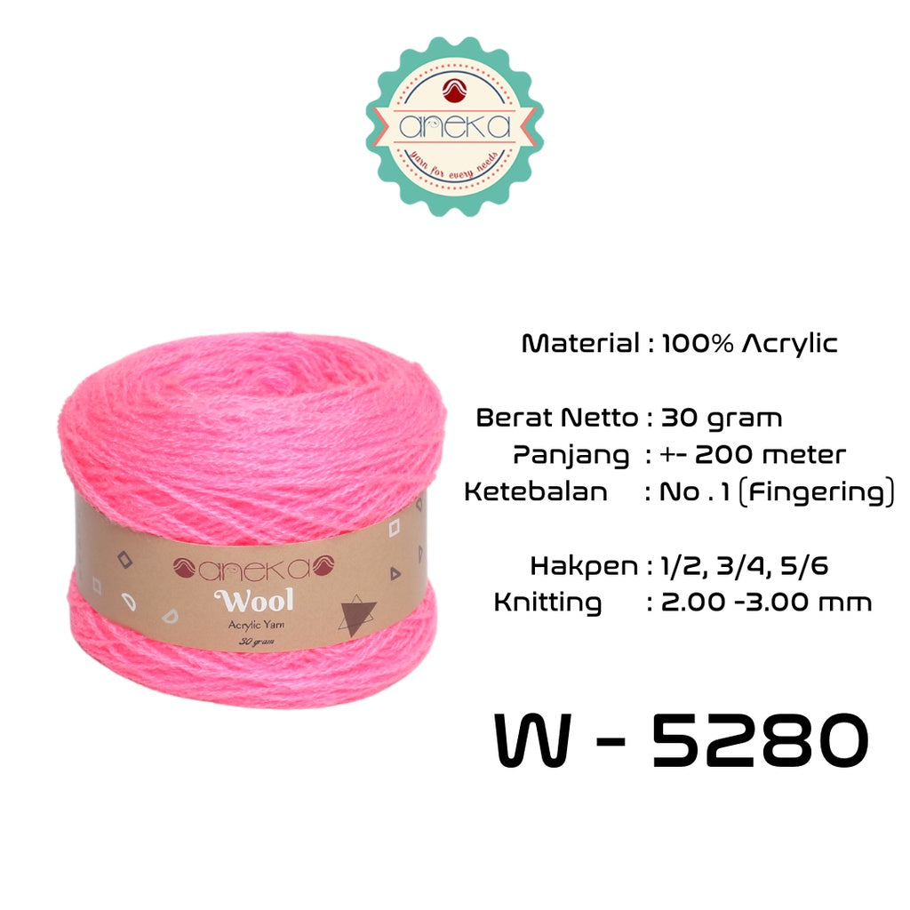 KATALOG - Benang Rajut Wool / Wol / Siet Yarn 30 dan 50 gram - 3