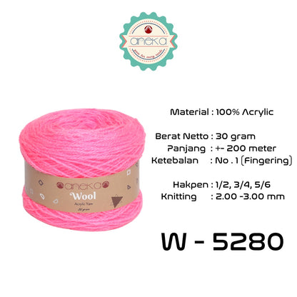 KATALOG - Benang Rajut Wool / Wol / Siet Yarn 30 dan 50 gram - 3