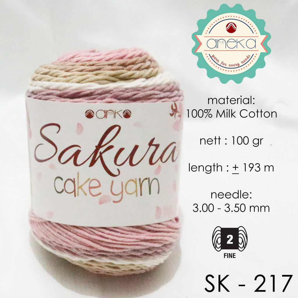 CATALOG - Rainbow Sakura Cake Milk Cotton Yarn