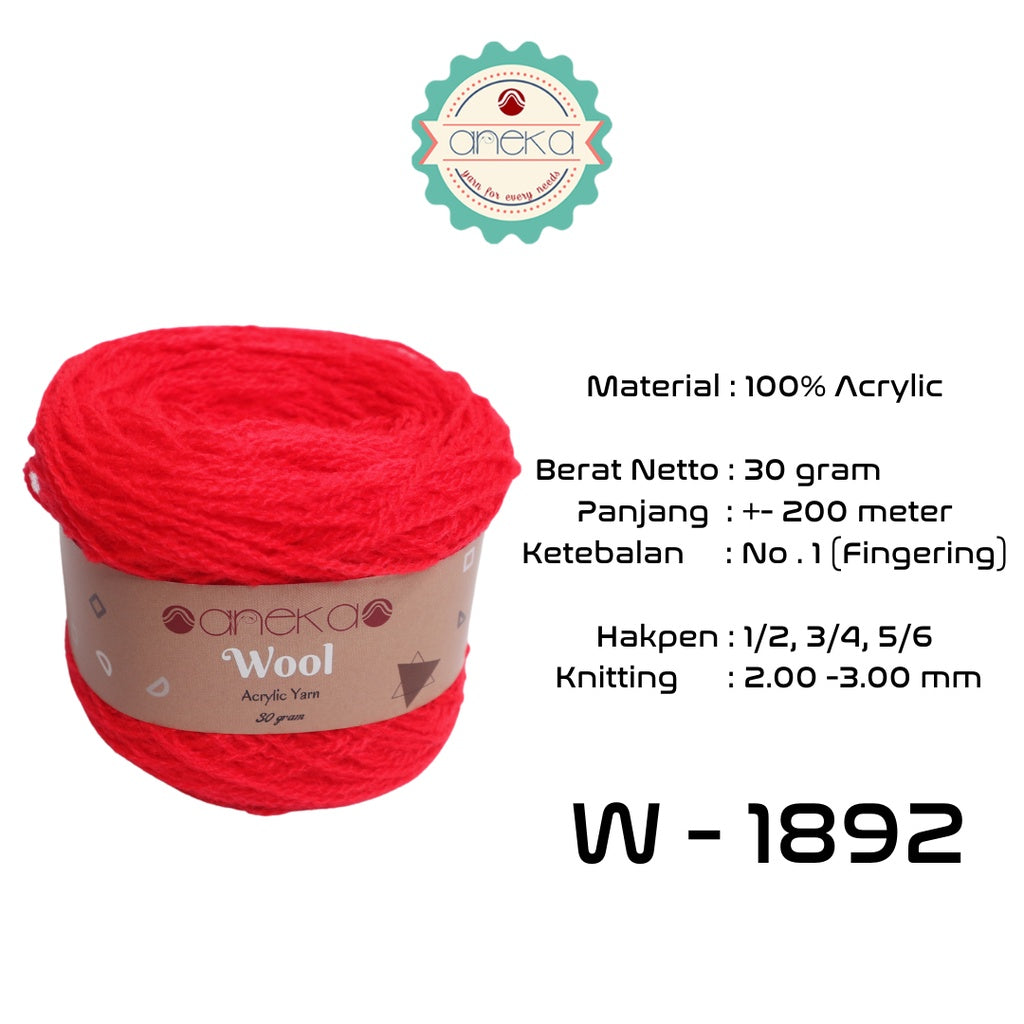 KATALOG - Benang Rajut Wool / Wol / Siet Yarn 30 dan 50 gram - 3