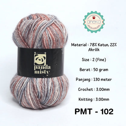 CATALOG - Panda Misty Spray Cotton Knitting Yarn / Spray Wool / Stonewashed Yarn / Mix Colors - PART 3