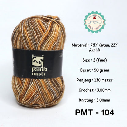 CATALOG - Panda Misty Spray Cotton Knitting Yarn / Spray Wool / Stonewashed Yarn / Mix Colors - PART 3