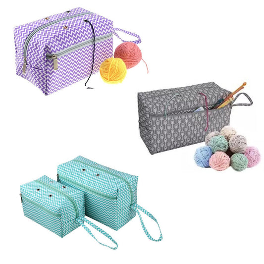 Tas Benang Kotak / Tas  Benang dan perlengkapan rajut / yarn organizer bag